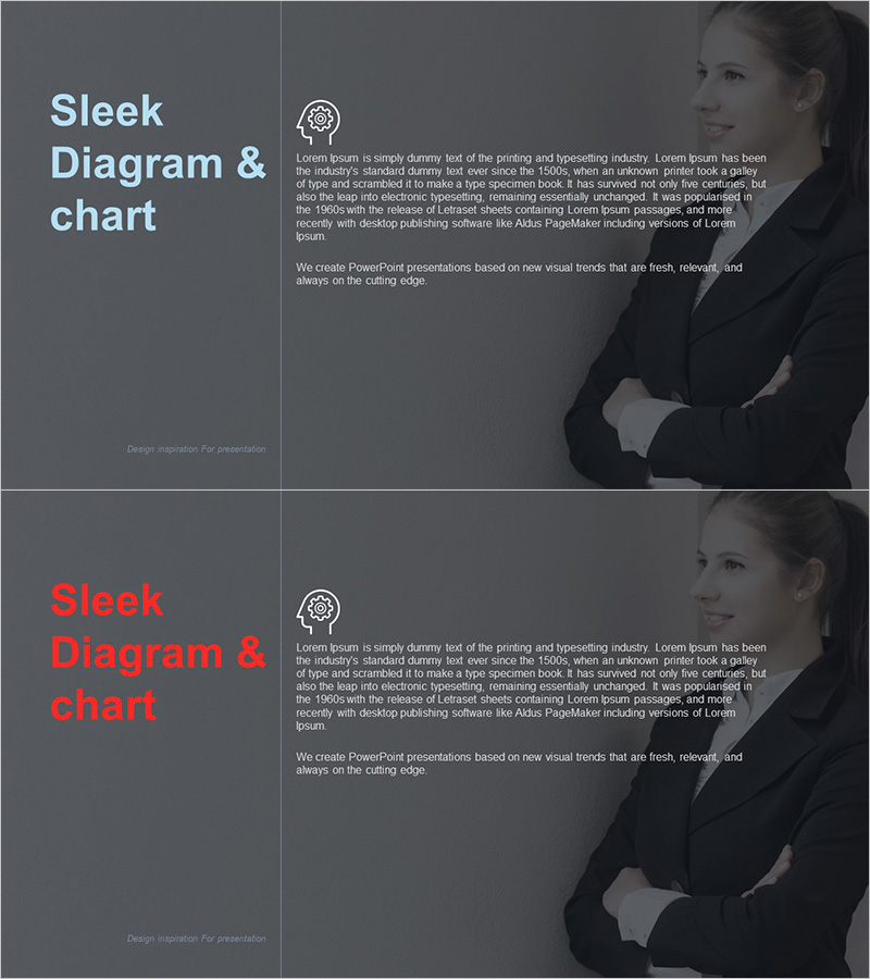 전문적인 마케팅 전략가 인트로 – 깔끔한 다이어그램과 차트