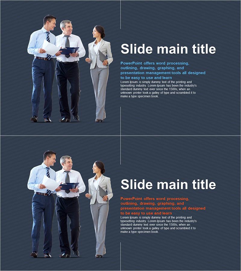 긍정적인 비즈니스 인트로 – 긍정적인 이미지를 강조한 시작