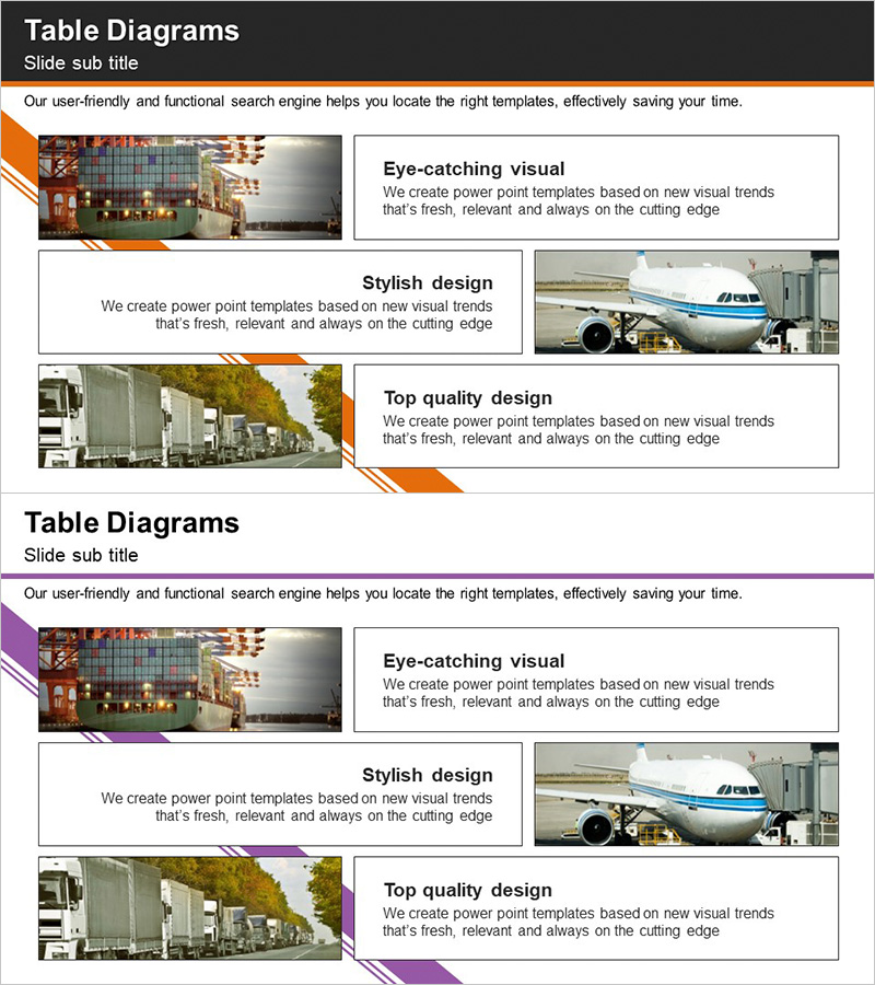 무역 사업 운송수단 소개 – 클러스터 다이어그램