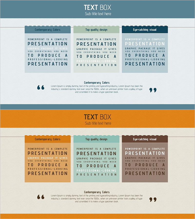 메모지 모양 다이어그램 - 사업 비전과 마케팅 전략에 적합