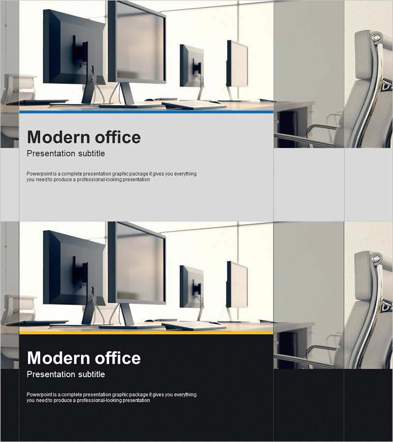 모던 오피스 템플릿 표지 – 전문가의 선택