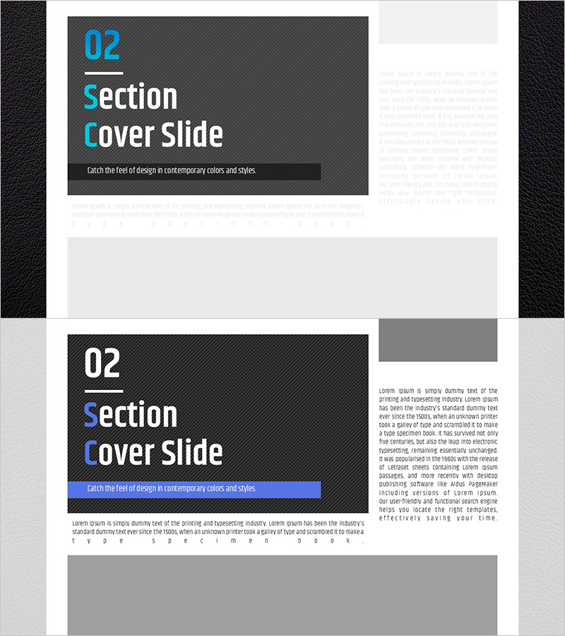 신문 와이드 파워포인트 템플릿 간지 – 현대적 디자인과 기능을 겸비