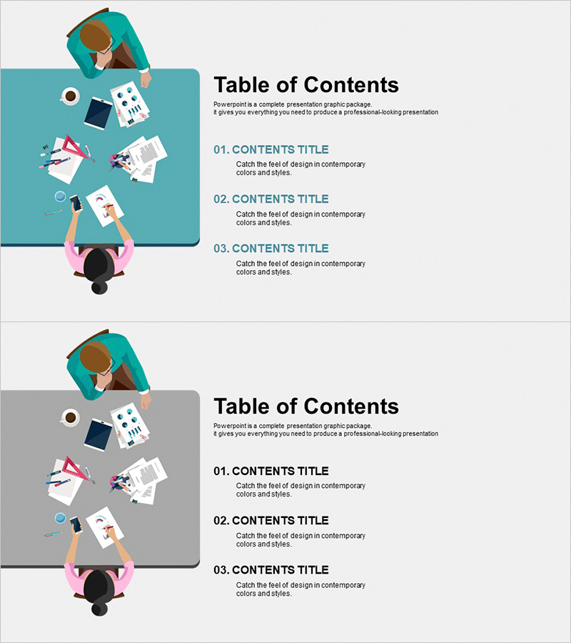 아이디어 회의 목차 템플릿 – 효과적인 프레젠테이션 디자인