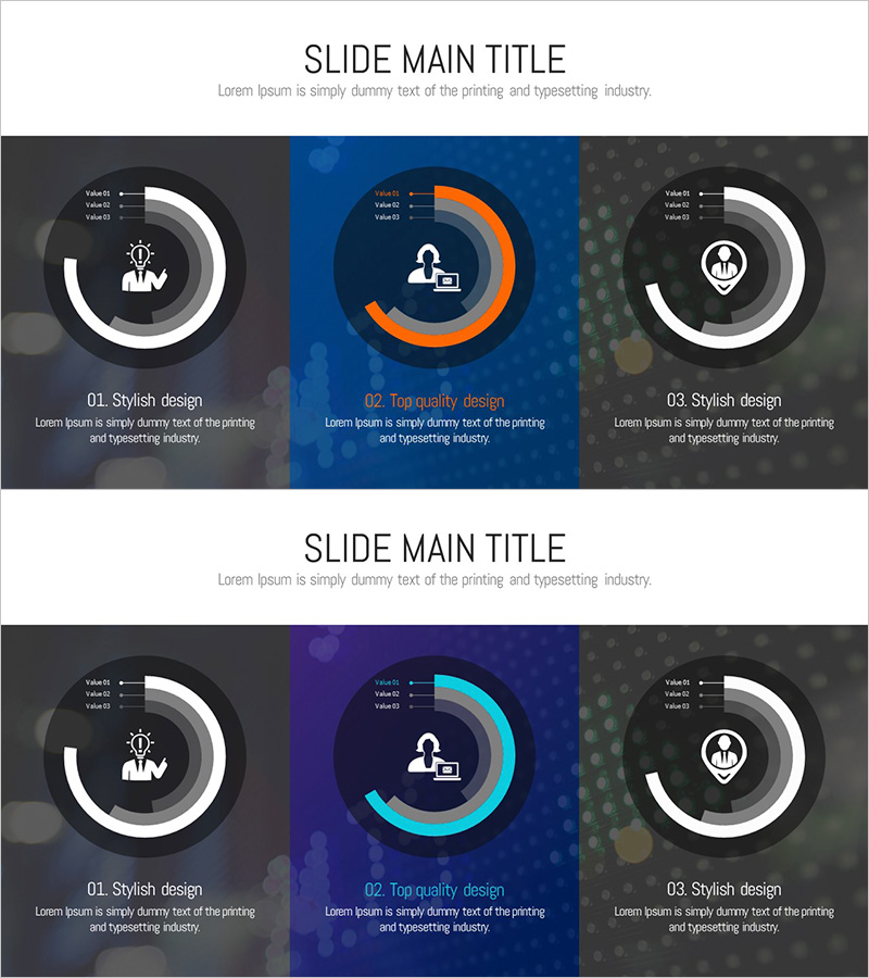 아이디어 개발 현황 도넛 그래프 – 효과적인 시장 분석