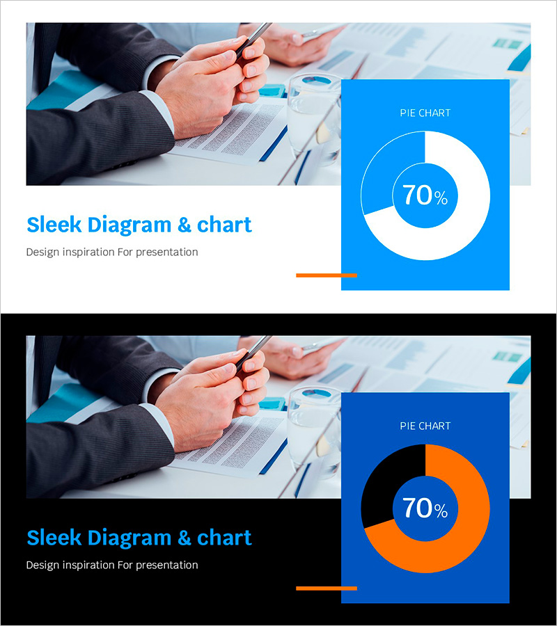 블루라인 도넛차트로 주요 성과 시각화 – 사업 추진 전략