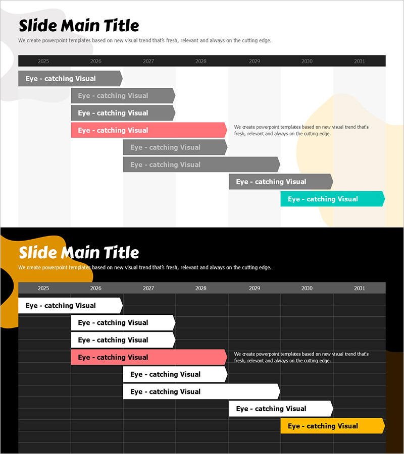 봄 파스텔 와이드 프레젠테이션 템플릿 다이어그램 – 운영 계획의 핵심