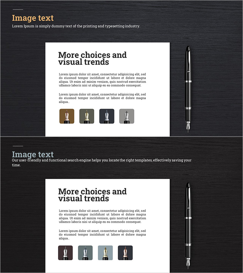 만년필 사업 배경 – 프리미엄 고급 디자인