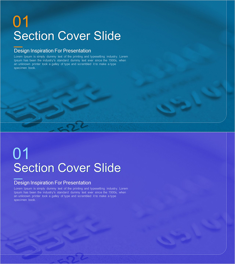 카드 결제 서비스 템플릿 간지 01