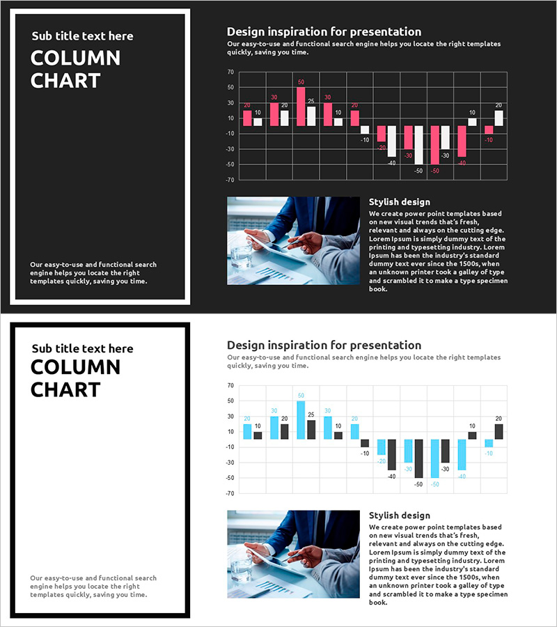 감각적인 클라우드 템플릿으로 재무 성과 시각화 – 비즈니스 인사이트