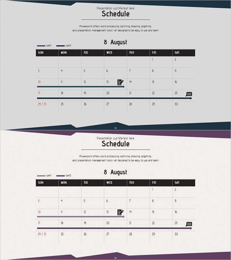 사업 추진 일정 계획표 슬라이드 – 효율적인 운영을 위한 로드맵