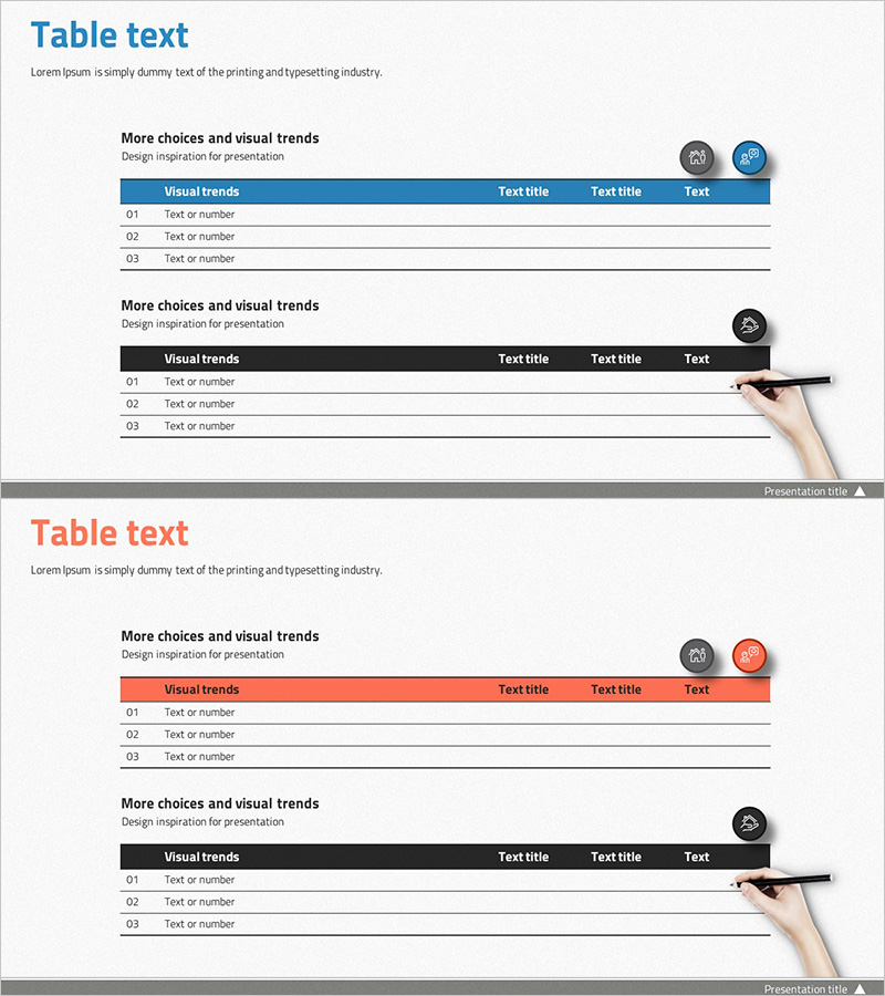 손익계산서 테이블표 – 재무 계획과 성과를 명확하게