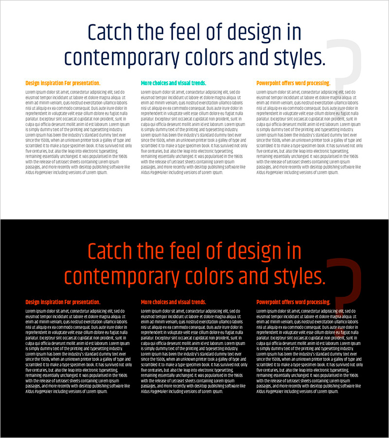 타이포 그라피 와이드 템플릿 텍스트2 – 현대적 디자인을 담다