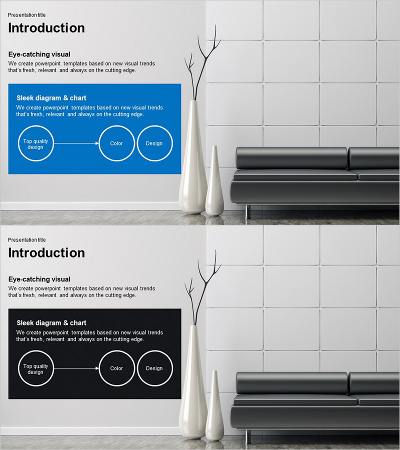 Modern Interior Company Overview – Stylish Presentation