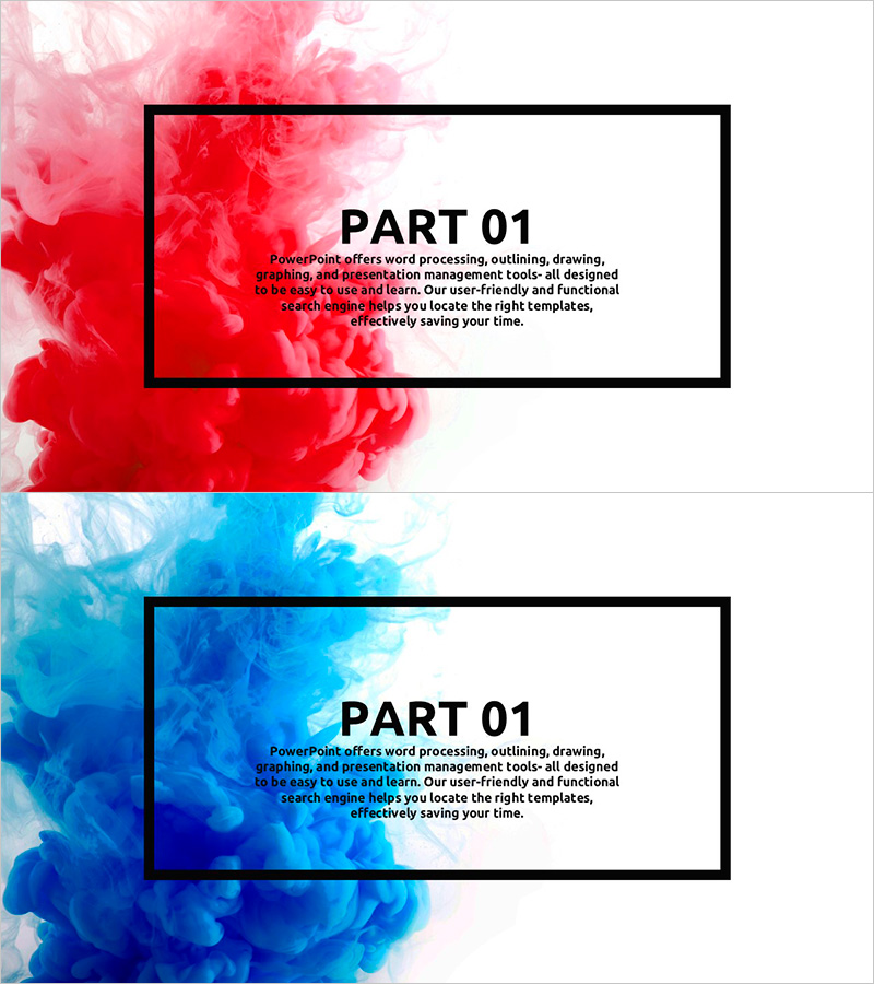 감각적인 클라우드 템플릿 간지 – 프레젠테이션의 품격을 높이다