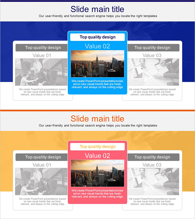 비즈니스 주요 목표 시각화 – 클러스터 다이어그램