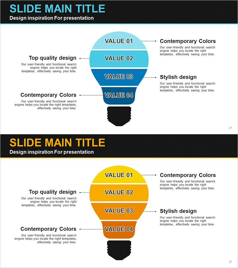 전구 세분화 다이어그램 – 마케팅 목표와 전략을 명확히