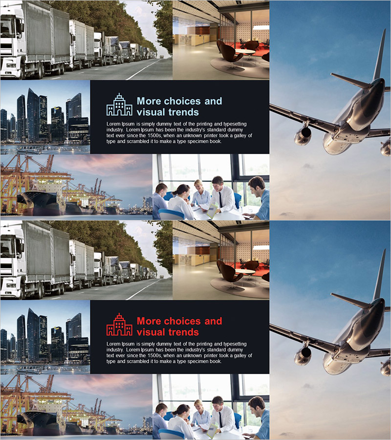 무역 비즈니스 프로그램 PPT 템플릿