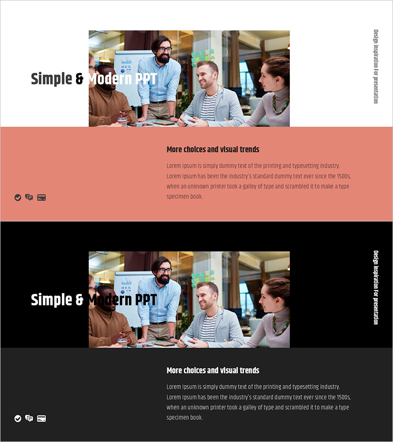 심플 & 모던 와이드 PPT 이미지&텍스트17