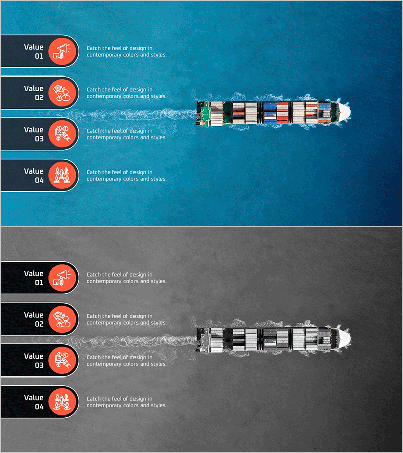 글로벌 수출 사업 전략 슬라이드 – 사업 전략을 효과적으로 전달