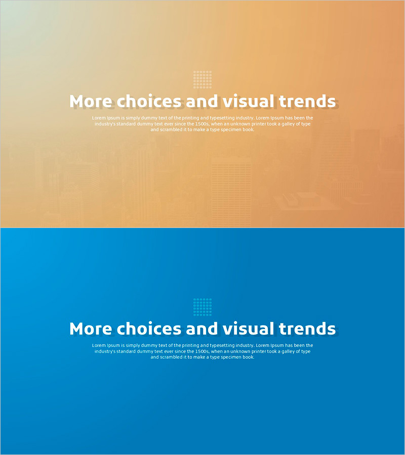 Dot Patterns Wide PowerPoint Template – Confirming Visual Trends