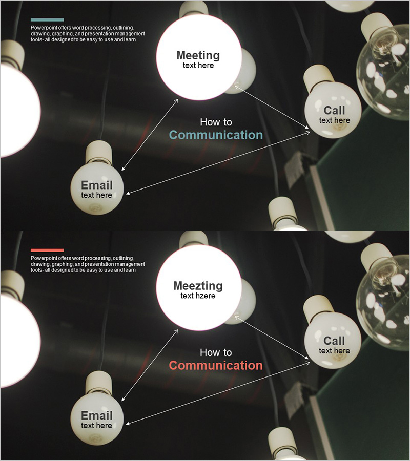 비즈니스 업무 프로세스를 시각화한 다이어그램 슬라이드
