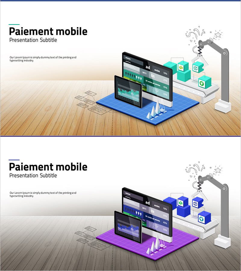 모바일 결제를 위한 와이드 템플릿 표지