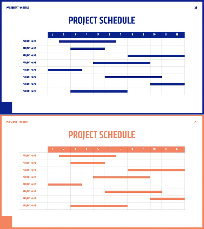 심플 비즈니스 로드맵 – 프로젝트 일정 시각화