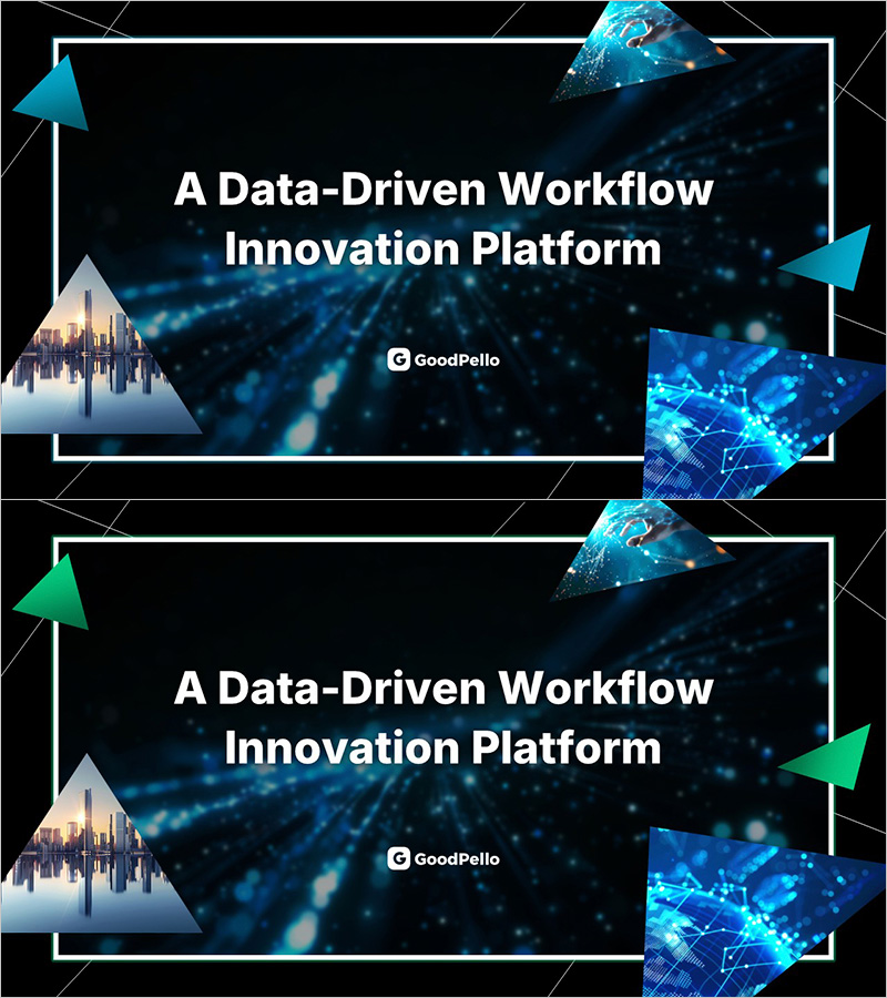 데이터 기반 업무 혁신 플랫폼 템플릿 커버