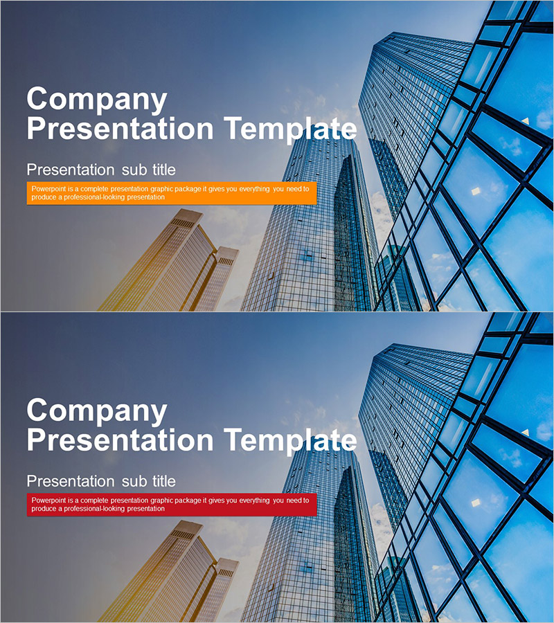 성공적인 비즈니스 회사 템플릿 표지