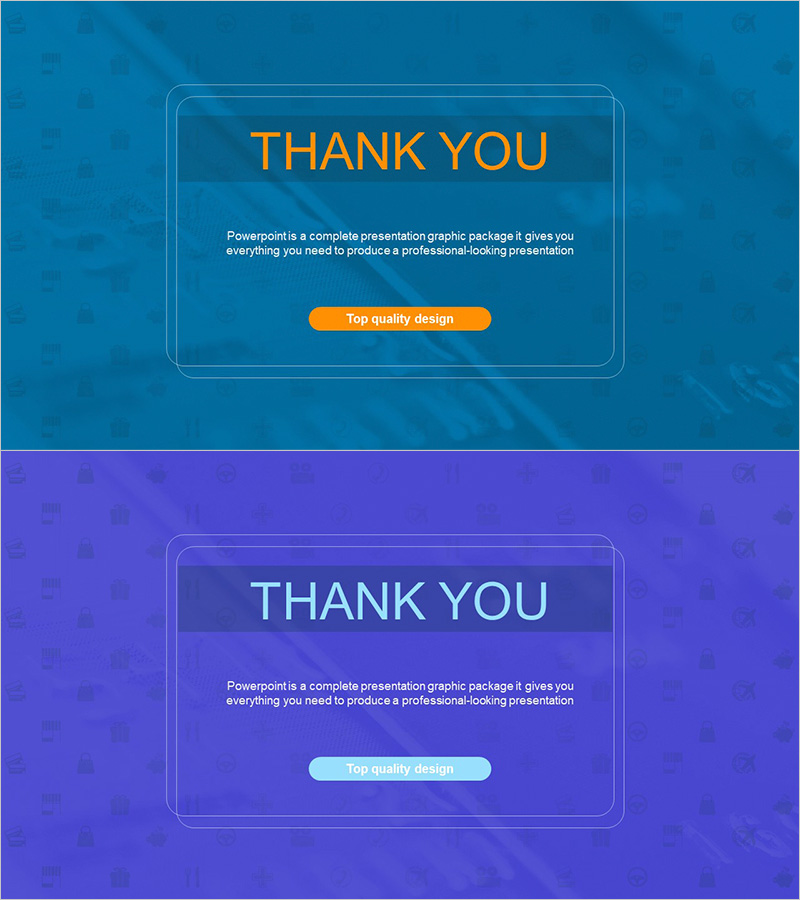 카드 결제 서비스 템플릿 엔딩 표지