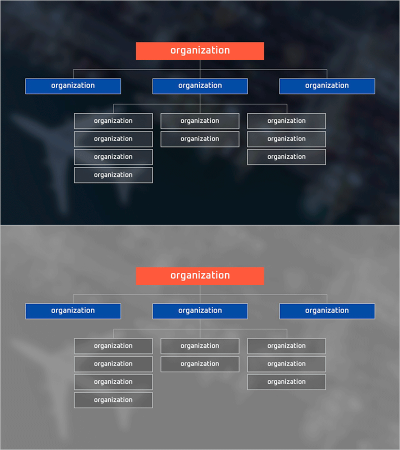 조직도 트리구조 다이어그램