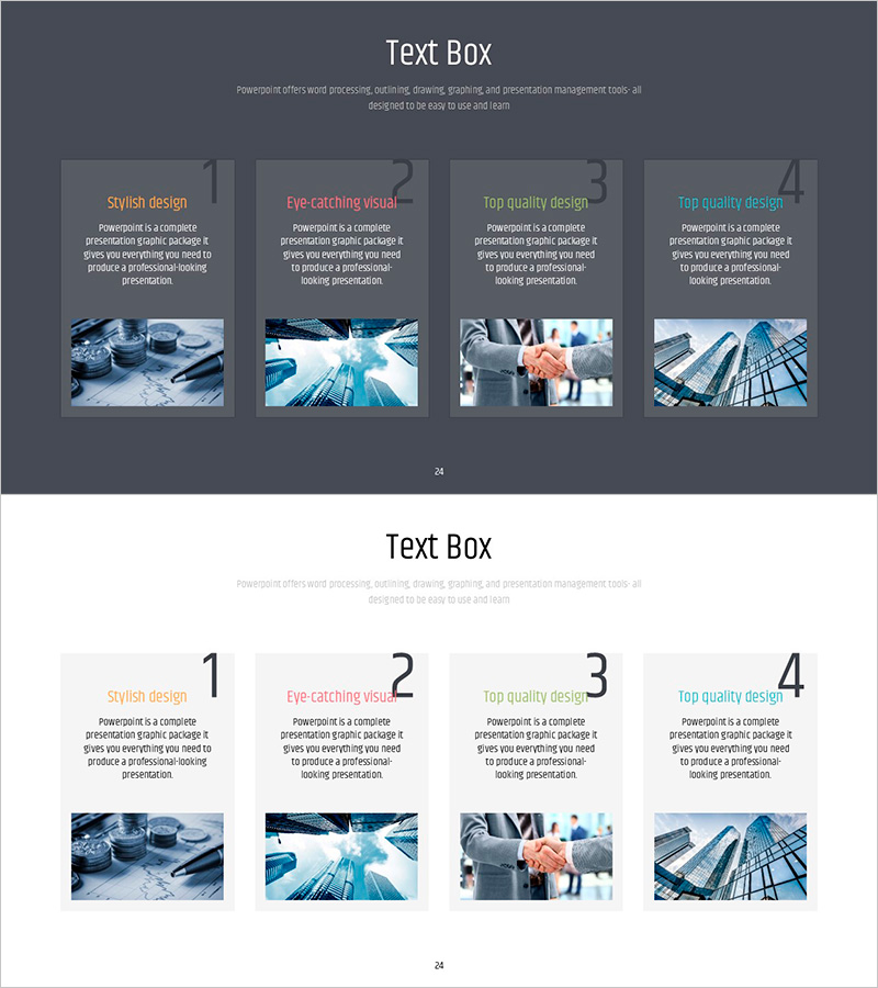 심플 피피티 와이드 템플릿 다이어그램5 – 고객 및 파트너사 소개