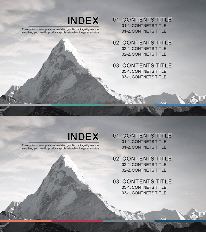 목차 템플릿 – 우승 목표 도전