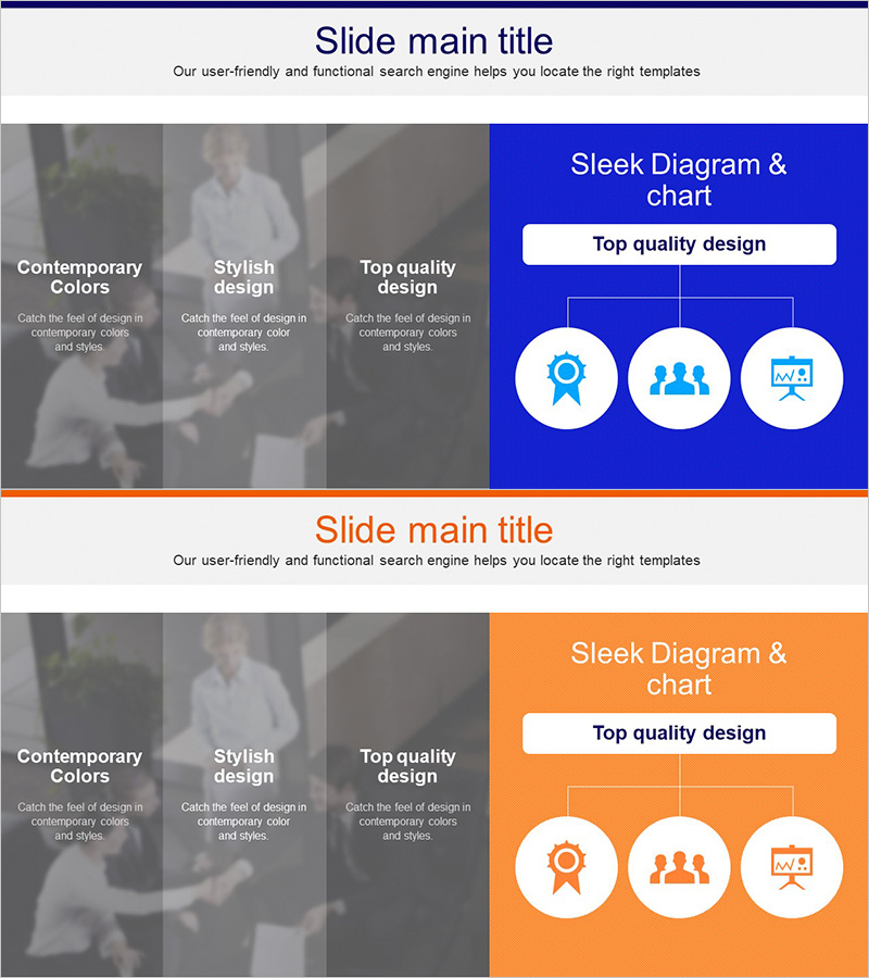 은행 서비스 구성도를 시각화한 다이어그램 슬라이드