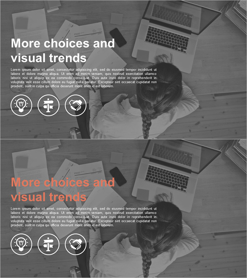 사업배경에 대한 설명 슬라이드 – 비즈니스 전략을 위한 클러스터 구조