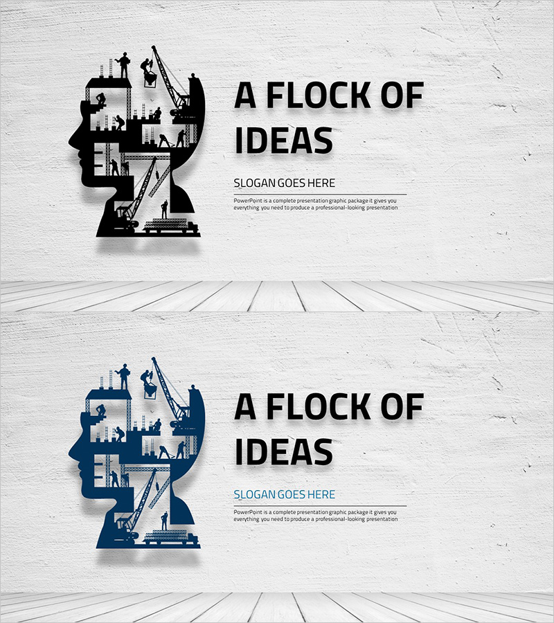 아이디어 구축 템플릿 표지 – 창의성과 영감을 담다