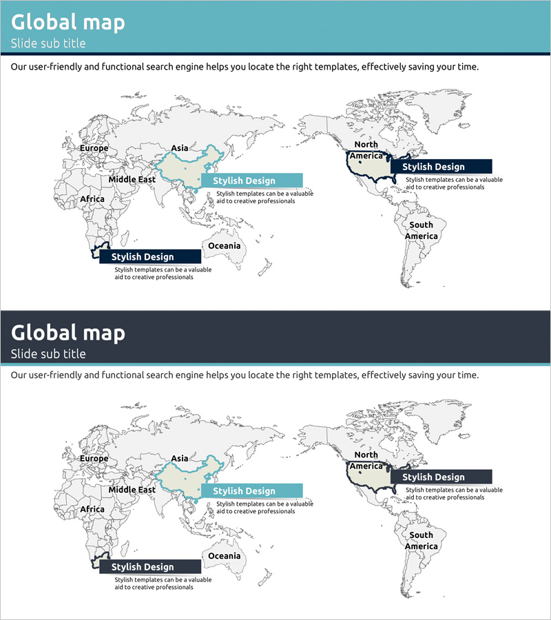 세계지도로 글로벌 네트워크 시각화 – 비즈니스 확장을 위한 필수 슬라이드