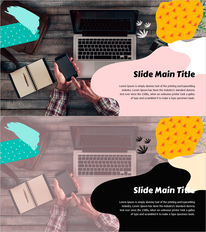 봄 파스텔 와이드 PPT 템플릿 – 창의성과 감성을 담다