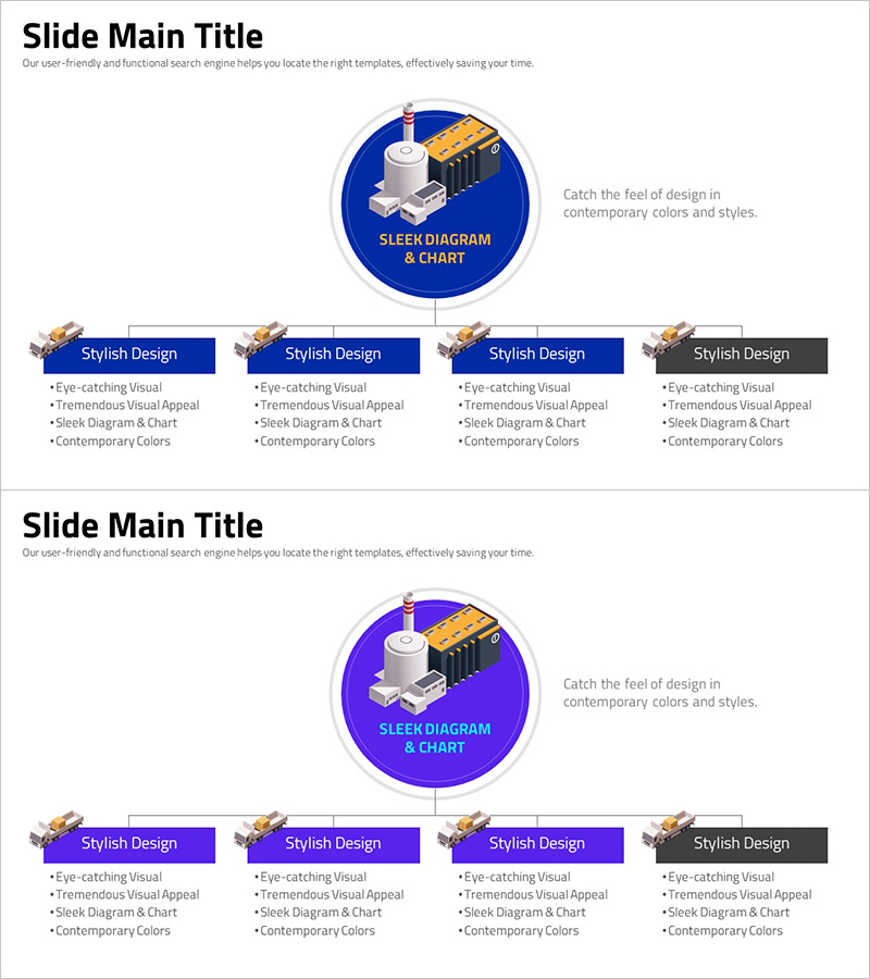 세련된 다이어그램 & 차트 – 효과적인 프레젠테이션을 위한 디자인