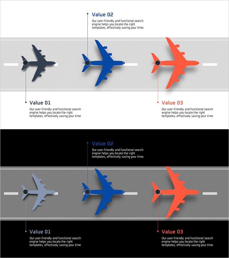 비행기 모양 다이어그램 – 서비스 소개 및 구축 계획