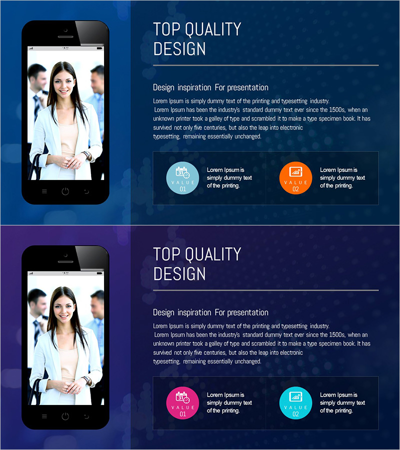 증권 서비스 어플리케이션 소개 – 프리미엄 디자인 셋업