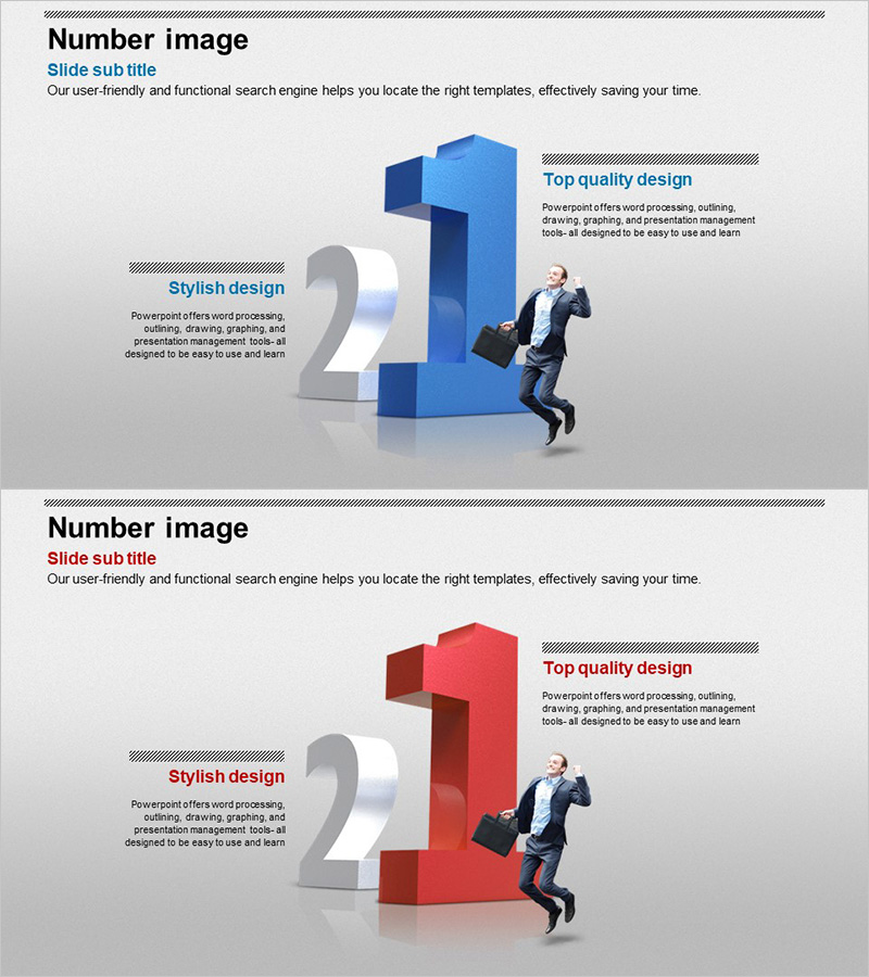 목표 달성을 위한 비전 슬라이드 - 1등이 되기 위한 목표