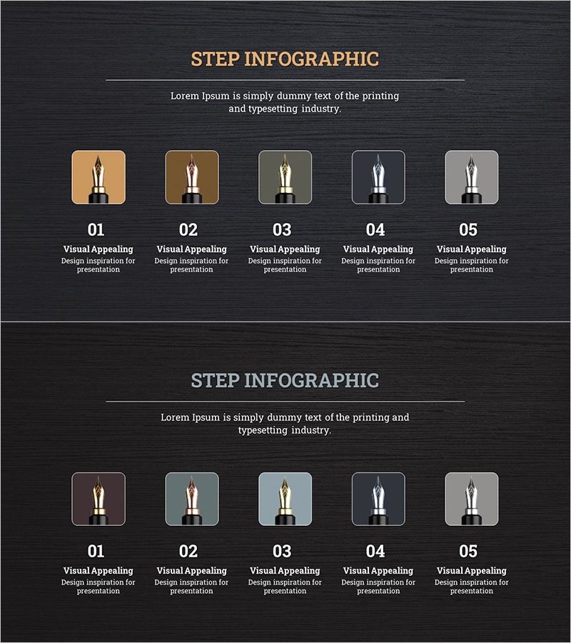 만년필 제품 목록 소개 – 프리미엄템플릿