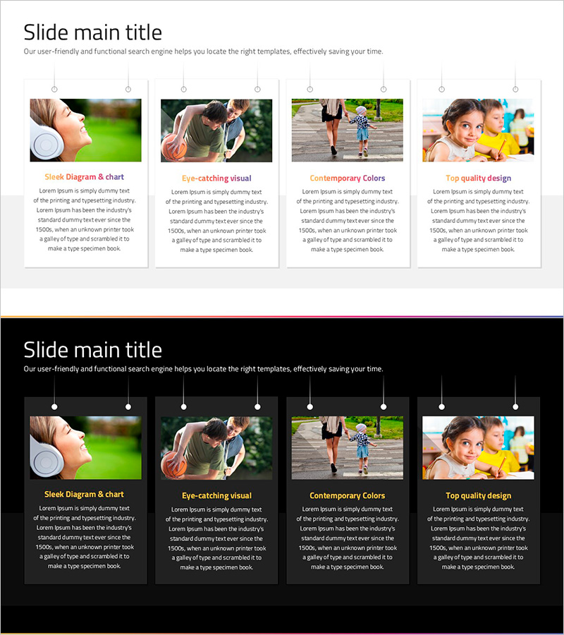 소셜 네트워크와이드 템플릿 다이어그램 – 고객 성공 사례