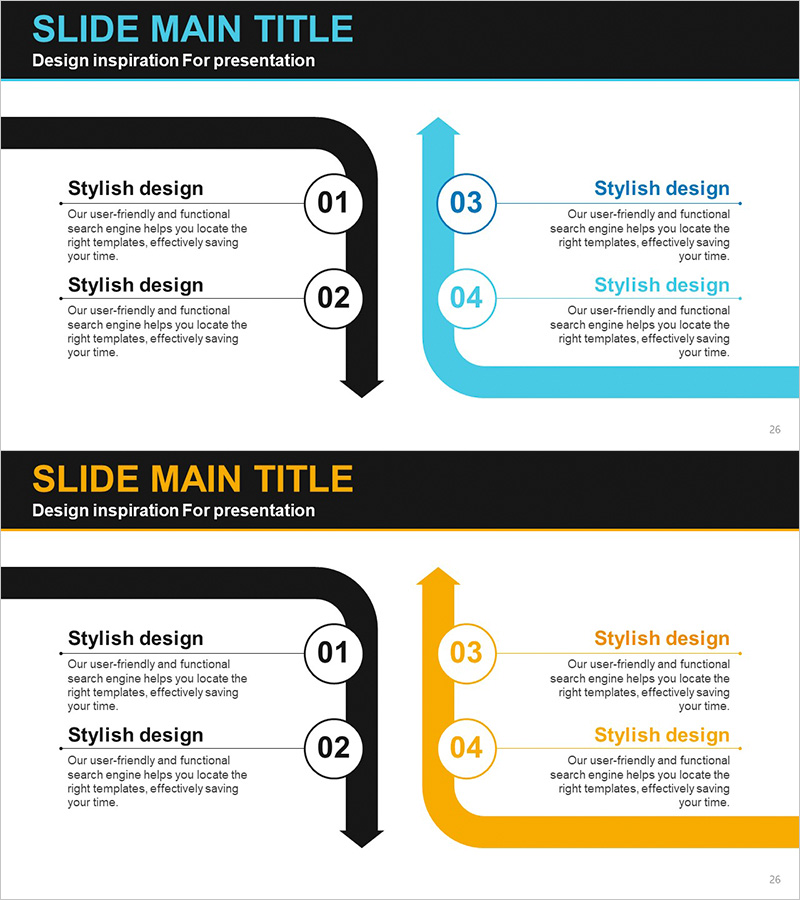 서비스 차별화 전략 다이어그램 – 명확한 사업 목표 설정