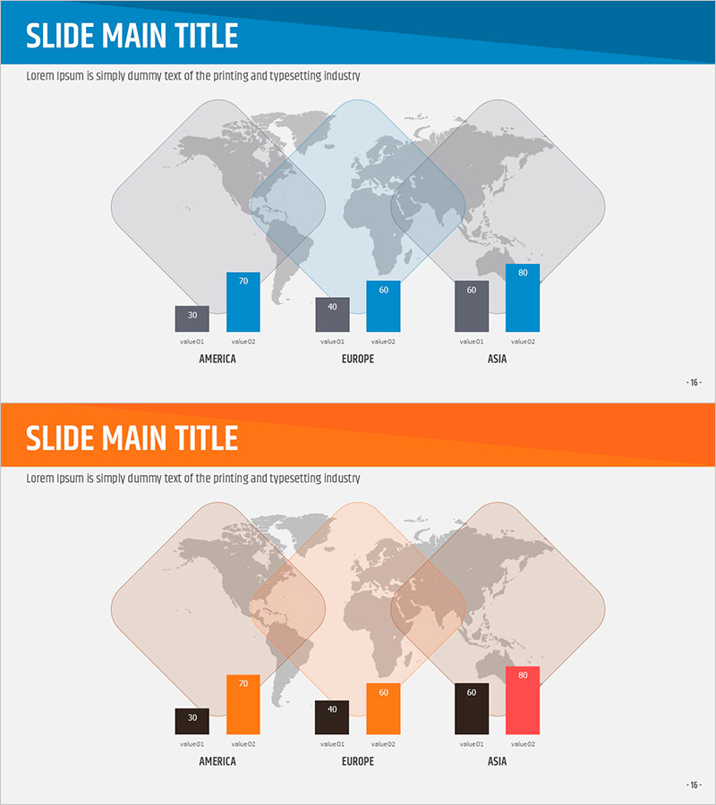 종이접기 템플릿 지도 – 시장 분석을 시각화하다