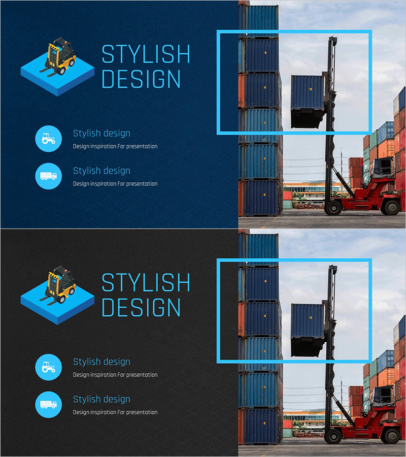 물류 운송 사업 서비스 개요 슬라이드 템플릿