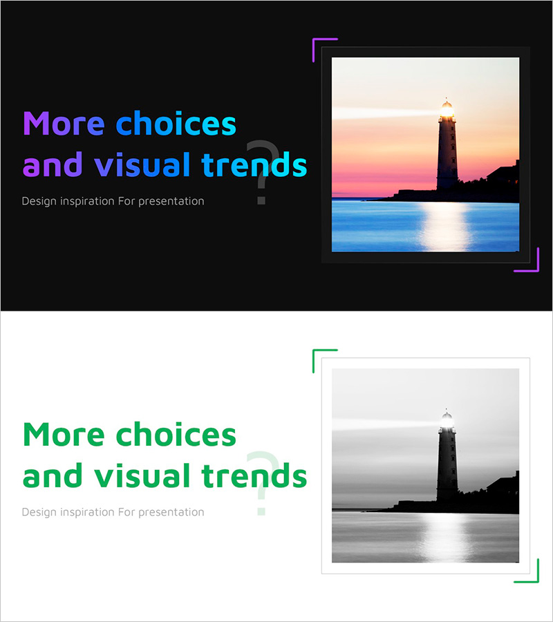 무한 에너지 와이드 PPT – 비주얼 트렌드를 선도하다