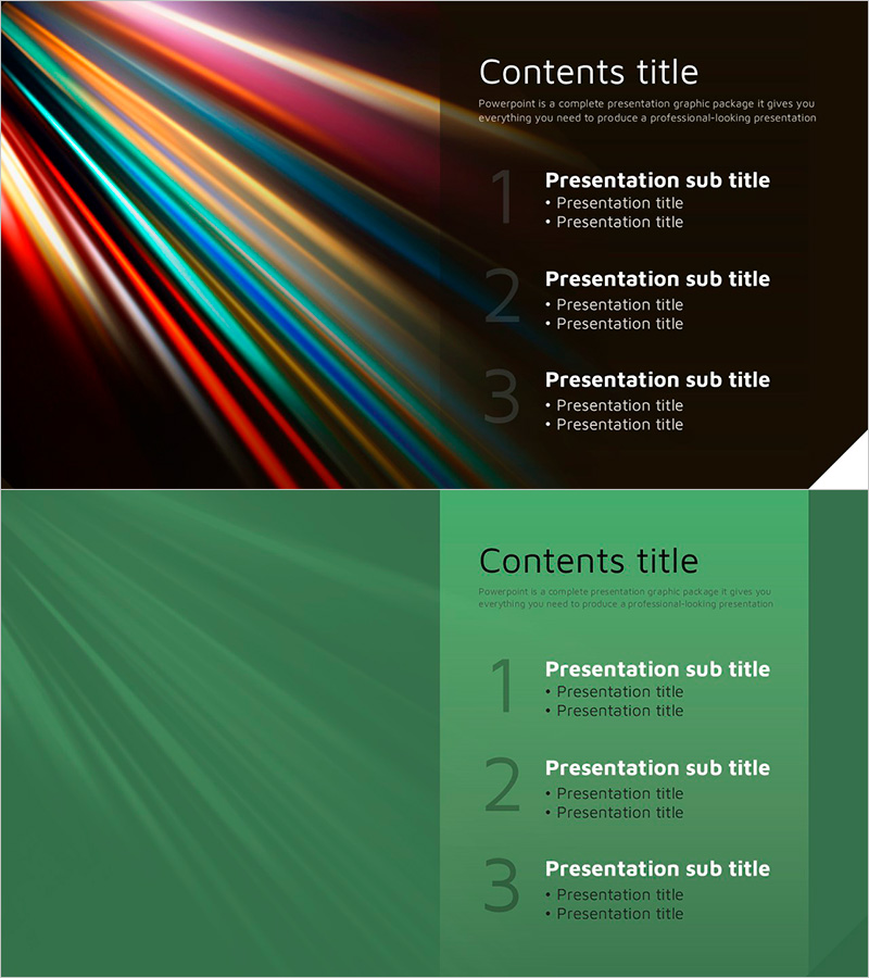 무한 에너지 와이드 PPT 목차