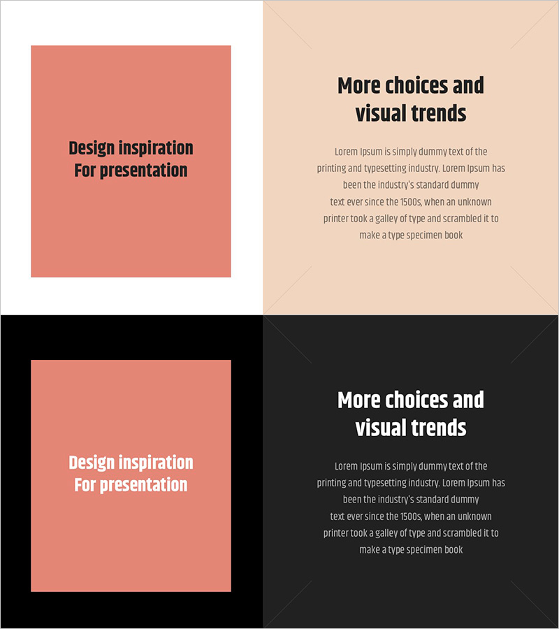 심플 & 모던 와이드 PPT 디자인 – 프레젠테이션의 영감